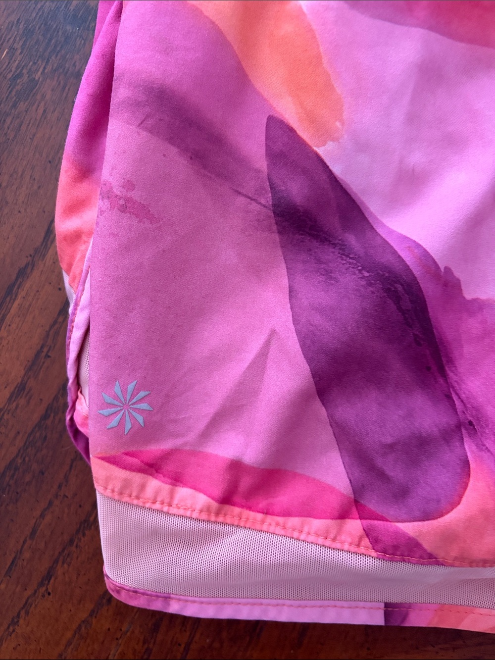 Printed Mesh Racer Run Shorts - Picture 5 of 5